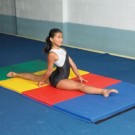 ¿Cuáles son las otras aplicaciones para la colchoneta de gimnasia inflable?