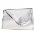 ¿Cuál es el tamaño inferior de la tela de punto de caída para el bote inflable?