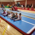 La mejor tela de gimnasia inflable con pista de aire para la venta