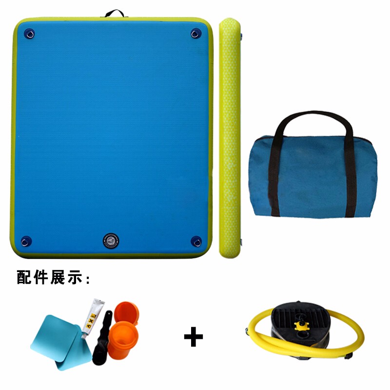 DWF air mat fishing on water