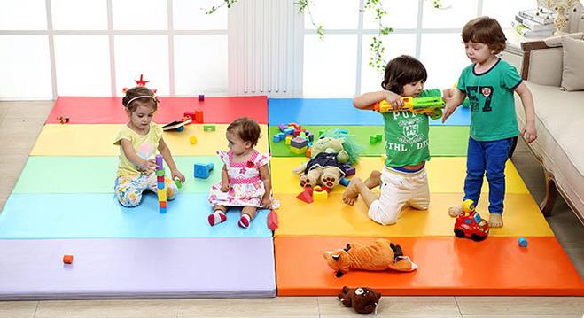 double folding rainbow play mat for sale.jpg