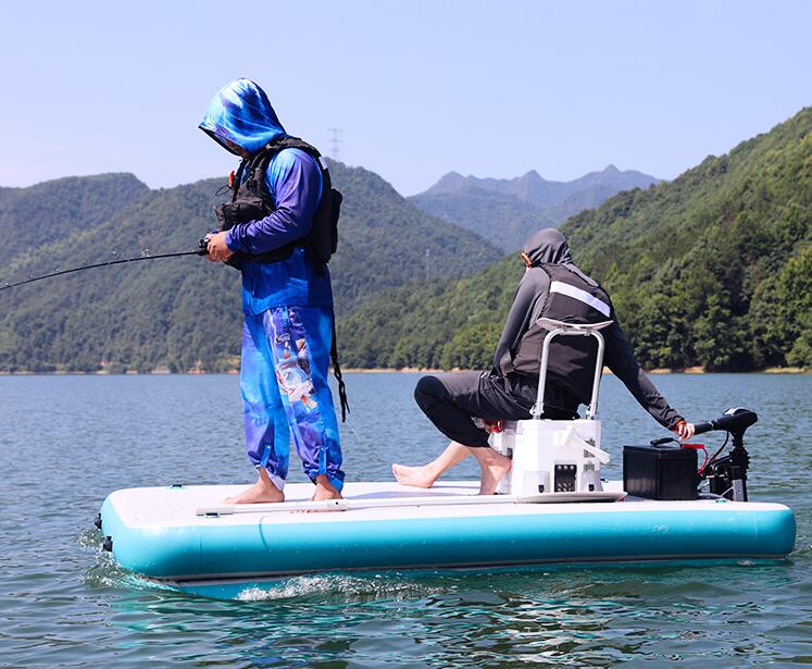 inflatable dock swim and fishing mat