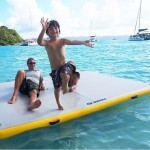 Plataforma de aire 2023 para la plataforma flotante inflable de la puntada del descenso del grado superior de la yoga