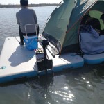 2018 precio de fábrica nuevos productos plataforma de aire de estera flotante de agua inflable