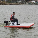 Venta al por mayor de colchonetas de yoga inflables flotantes, colchoneta de pesca