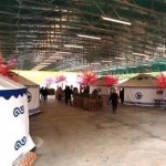 Yurta mongola de lujo al aire libre de 32 metros cuadrados con tienda impermeable