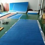 Alfombrilla de aire de alta calidad, pista de caída de aire inflable