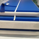 Colchoneta de entrenamiento de gimnasio de fábrica pista de caída de aire inflable original hecha a mano
