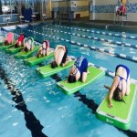 Tela de punto de gota recubierta de PVC para colchonetas inflables de yoga en el agua