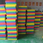 Alfombrilla plegable para niños de salto de altura