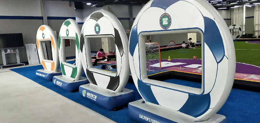 alfombrillas de pista de aire de entrenamiento de fútbol