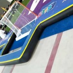 Colchoneta de entrenamiento de fútbol, colchoneta inflable para desarrollar, precio directo de fábrica