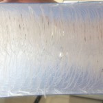 Material de tela de doble pared para cortina de baño médica a prueba de moho