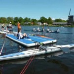 El mejor muelle de plataforma flotante inflable para barco