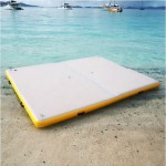 Plataforma inflable de la estera del agua de la balsa de la cubierta del aire de los 300*200*20CM para la pesca