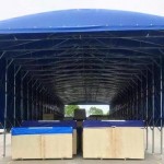 Carpa de almacén móvil buen lugar para almacenamiento