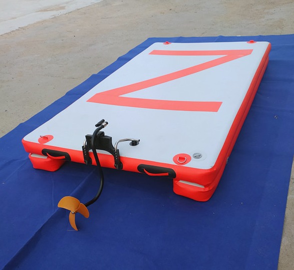 plataforma de pesca con red