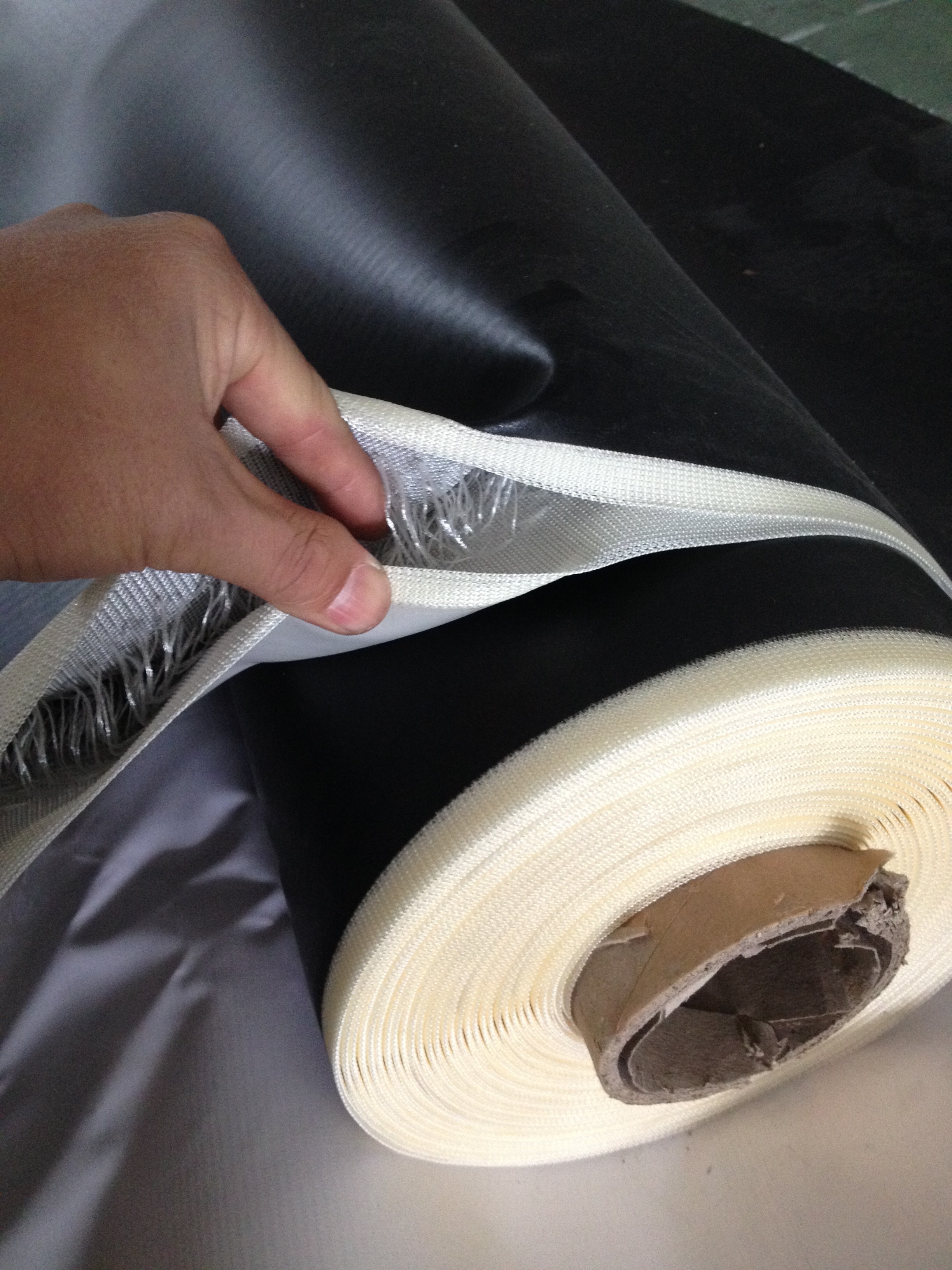 Paredes insonorizadas de tejido drop stitch