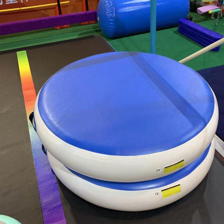 Alfombrillas de aire de gimnasio de tela de punto de gota personalizadas