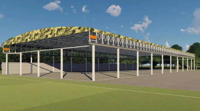 tirar y empujar la carpa