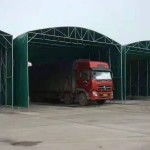 Almacén de tienda de campaña para tirar y empujar de fábrica al aire libre a la venta