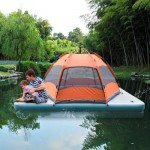 Plataforma de baño de muelle inflable con carpa a la venta