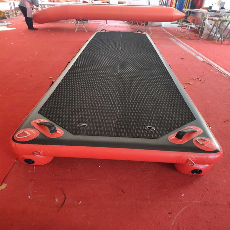 pasarela de rescate inflable de tela de punto de caída