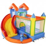 Tobogán de agua inflable para casa de salto inflable de patio
