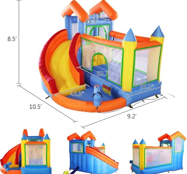 Vendo castillo hinchable pequeño con tobogán