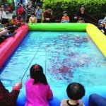 Piscina inflable para niños, equipo de pesca, precio de fábrica.